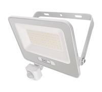 EMOS - Projecteur LED en aluminium GLARO 50 W avec capteur - Étanchéité IP54 pour pièces humides et extérieur - Super lumineux 5 000 lm, blanc neutre 4 000 K, durée de vie 20 000 h - Câble de