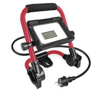EMOS Projecteur LED étanche ELION 20 W 3000 lm 4000 K IP65/IP44 | Projecteur de travail pliable avec pied et poignée, résistant aux intempéries, extrêmement lumineux, blanc neutre