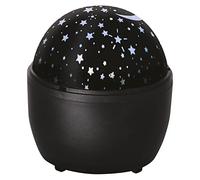 EMOS Projecteur LED étoilé décoratif avec changement de couleur, projecteur de plafond et mural, alimenté par USB ou piles (3 x AA), durée de vie de 10 000 heures, IP20 pour l'intérieur, DCPW06, noir