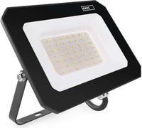 EMOS Projecteur LED SIMPO 50 W, IP65 étanche pour l'extérieur, 5000 lm, blanc neutre 4000 K, durée de vie 25000 pièces, câble de raccordement 20 cm inclus, ZS2243