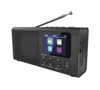EMOS - Radio Dab+ avec Bluetooth et Double Alimentation - Radio numérique Portable avec réveil, minuterie de Mise en Veille et 40 emplacements de mémoire - 4X numérotation Rapide - Radio de Cuisine