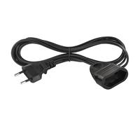 EMOS Rallonge de 1,5 m - avec fiche européenne et Prise - 250 V, 2,5 A, 575 W - PVC, 0,75 mm² - Protection de Contact Accrue - IP20 pour l'intérieur - Convient pour Lampes, téléviseurs, adaptateurs