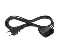 EMOS Rallonge de 3 m - avec fiche européenne et Prise - 250 V, 2,5 A, 575 W - PVC, 0,75 mm² - Protection de Contact Accrue - IP20 pour l'intérieur - Convient pour Lampes, téléviseurs, adaptateurs