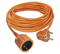 EMOS - Rallonge IP20 10 m - 1 Prise Schuko - 230 V, 16 A, 3680 W - Isolation en PVC de qualité supérieure - H05VV-F3G 1,5 mm² - Protection renforcée Contre Les Contacts - pour l'intérieur - Orange