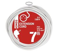 EMOS rallonge IP20 7 m, 1 Prise française, intérieur, 16 A 3680 W