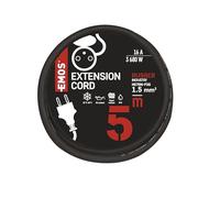EMOS rallonge IP44 5 m, 1 Prise française, extérieur, 16 A 3680 W