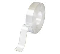 EMOS Ruban adhésif acrylique double face - Nano Tape réutilisable - Bandes adhésives amovibles - Forte adhérence et durabilité sans trous de perçage - Transparent - 3 cm de large, 3 m de long