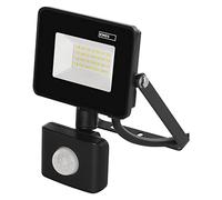 EMOS SIMPO 20, 5W avec détecteur de mouvement, super lumineux 1800lm, projecteur IP44 pour pièces humides ou extérieures, blanc vif 4000K, CRI> 80, durée de vie 20000, câble de raccordement en cm