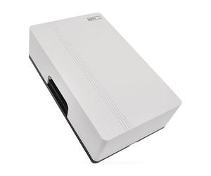 EMOS - Sonnette de porte à 2 fils avec double alimentation - Carillon de porte classique - Sonnette de porte blanche - 1 mélodie Ding-Dong, volume 85 dB - Avec fil, pour montage mural - Rectangulaire