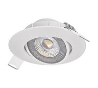 EMOS Spot LED encastrable pivotant à 50 ° 5 W 450 lm Blanc chaud 3000 K