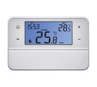 Emos Thermostat d'ambiance numérique avec prise en charge OpenTherm - Thermostat programmable, filaire, montage en surface, blanc, 12,6 x 8,4 x 2,6 cm