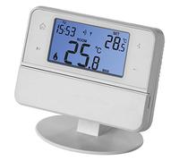 Emos Thermostat d'ambiance sans fil avec prise en charge d’OpenTherm, programmable, pour systèmes de chauffage - Émetteur + récepteur - Régulateur de température ambiante - Montage en saillie