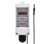 EMOS Thermostat d'applique numérique – sonde à distance, chauffage/climatisation, 5–90°C