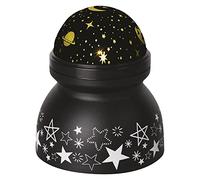 EMOS Universum DCPW05 Projecteur LED, motifs décoratifs en blanc chaud, projection de plafond et de mur, alimenté par USB ou par piles (3 x AAA), durée de vie 10 000 heures, IP20 pour l'intérieur,