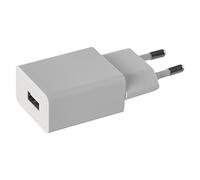 EMOS V0122 Chargeur USB avec 1 Sortie, Bloc d'alimentation USB Basique avec Courant de Sortie 1 A pour téléphone Portable, Smartphone, Tablette, liseuse, Appareil Photo, Lecteur MP3, Blanc