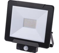 Emos ZS2741 Ideo 850EMIDS40WZS2741 Projecteur LED d'extérieur avec détecteur de mouvement 50W blanc neutre, 23,5 x 6,1 x 24,5 cm