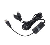 Emoshayoga Adaptateur D'interface USB MIDI, Câble Haute Vitesse de 5 Pieds pour Connexion de Piano électrique et de Clavier