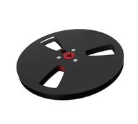 Emoshayoga Bobine de Ruban Vide Universelle 1/4 7 Pouces, en Alliage D'aluminium Robuste pour Magnétophones, 1 unité (Noire)