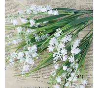 Emoshayoga Bouquet de Campanules Simulées, Pièce Maîtresse Florale Romantique pour la Maison et Les Mariages, 1 X Fausse Décoration Florale (Type de Groupe)
