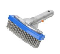 Emoshayoga Brosse de Piscine en Acier Inoxydable de 5.5 Pouces, Outil de Nettoyage des Murs de Sol D'étang de Spa, épurateur Robuste