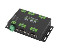 Emoshayoga Convertisseur USB vers 4CH RS232 Performances Fiables pour la Communication Industrielle - Alliage D'aluminium Durable 1 Pièce