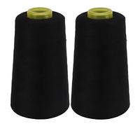 Emoshayoga Fil à Coudre Noir en Polyester de qualité Supérieure, 2
