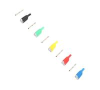Emoshayoga Jeu de Fiches Bananes Empilables de 4 Mm avec Isolation de sécurité pour les Tests électriques dans les écoles et les Laboratoires, 5 Options de Couleurs