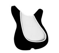 Emoshayoga Manchon de Protection du Corps de Guitare pour Guitares électriques de la Série St de 39 Pouces, Housse Anti-poussière élégante Offrant Une Prévention des Chocs et Une Protection (Noire)