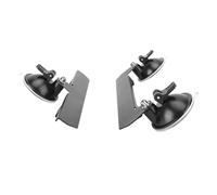 Emoshayoga Mini Antenne Satellite à Ventouse, Installation Stable pour Pare-Brise de Toit Ouvrant de Voiture, Installation Facile pour Camion, Camping-Car, Matériau en Acier allié