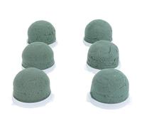 Emoshayoga Mini Ensemble de Supports en Mousse Florale Verte, avec Fil de Fer pour Décoration de Mariage, Fournitures de Fleurs Rondes en Mousse pour L'arrangement de Table, 24 Pièces