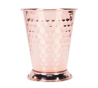 Emoshayoga Tasse Julep à la Menthe élégante en Acier Inoxydable, pour Cocktail, 400ml, en Métal, pour Fête de Mariage, Bar à Domicile, 4,6x3,7 Pouces (Style 1)