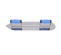 Emoshayoga Truelle de Piscine à Double Poignée, Outil de Finition Durable en Acier Inoxydable pour Le Plâtrage du Béton dans Les Piscines de 20 Pouces