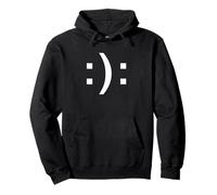 Émoticône Visage Heureux Visage Triste Sweat à Capuche