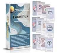 EMOTIFLEX - Jeu de 53 Cartes Thérapeutiques | Outil Professionnel pour Thérapeutes & Coachs | Exploration des Émotions en Séance | Adultes, Ados | Made in France