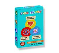 EMOTIO EVEIL Jeu de Cartes éducatif pour Le Coeur, Le Corps et l'esprit | Intelligence, Motricité, Emotions, Concentration, Mémoire | À partir de 3 Ans | Fabriqué en France