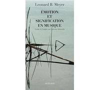 Emotion et signification en musique