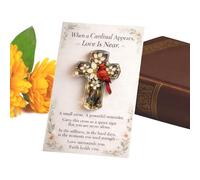 Emotion Pocket Card- Inspirational Prayer Comfort, Mini Belief Hug Card, Uplifting Keepsake Token, Acrylic CardHolder Encouragement Gift, Portable Faith Reminder | for Travel School Commuting Family