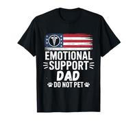 Emotion Support Dad Do Not Pet Humour Funny Men T-Shirt