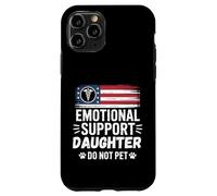 Emotion Support Daughter Do Not Pet Humour Funny Men Coque pour iPhone 11 Pro