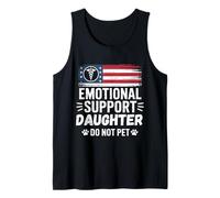 Emotion Support Daughter Do Not Pet Humour Funny Men Débardeur