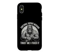 Emotion Support Mechanic Trust I Fixed It Car Guys Coque pour iPhone X/XS