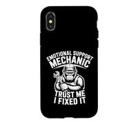 Emotion Support Mechanic Trust I Fixed It Car Guys Coque pour iPhone X/XS