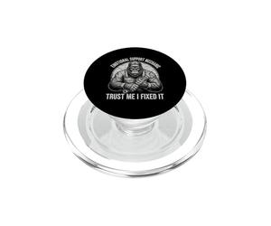 Emotion Support Mechanic Trust I Fixed It Car Guys PopSockets PopGrip pour MagSafe