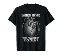 Émotion : Techno Heart Powered by Kickdrums T-Shirt