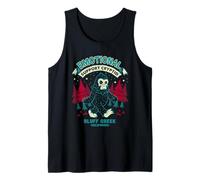 Emotional Goth Support Cryptid - Humour Noir Amusant Bigfoot Débardeur