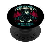 Emotional Goth Support Cryptid - Humour Noir Amusant Bigfoot PopSockets PopGrip Adhésif