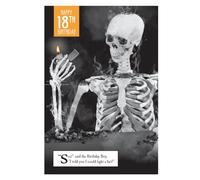 Emotional Rescue Carte d'anniversaire 18 ans pour garçon Inscription en anglais I Told You I Could Light... ! Carte d'anniversaire humoristique pour homme 18 ans