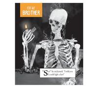 Emotional Rescue Carte d'anniversaire morphée pour frère, carte d'anniversaire amusante pour frère, See He Exclaimed, I Told You