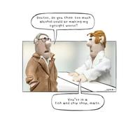 Emotional Rescue Carte d'anniversaire pour lui, You're in a Fish and Chip Shop, carte d'anniversaire amusante pour homme