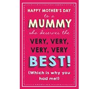 Emotional Rescue Carte de fête des mères Jam And Toast Very Best Mummy, 159 x 235 mm
